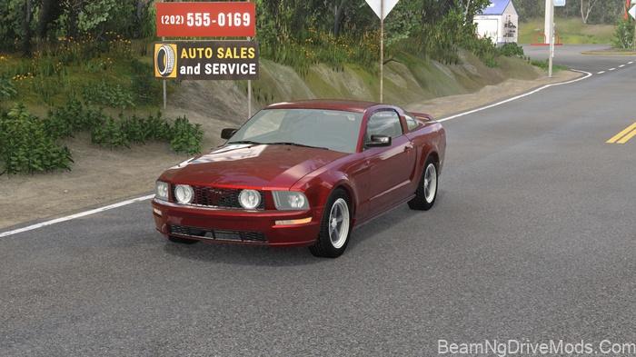 BeamNG Ford Mustang GT 2005-2009 2
