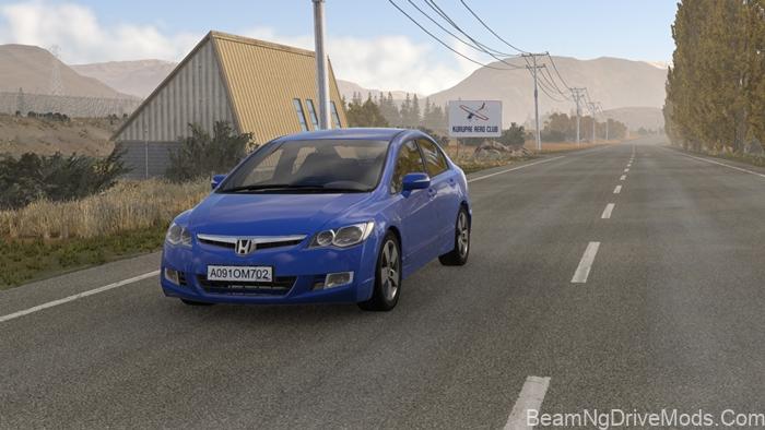 BeamNG Honda Civic VIII (0.39)