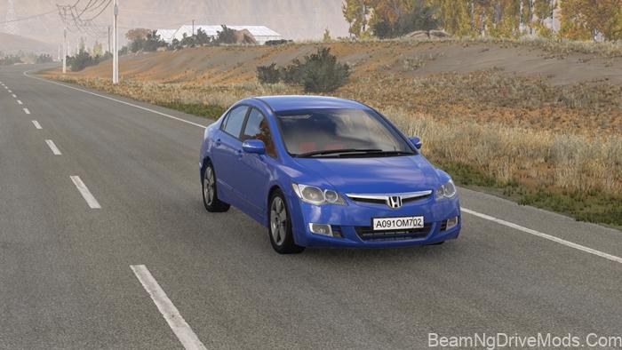 BeamNG Honda Civic VIII (0.39) 2