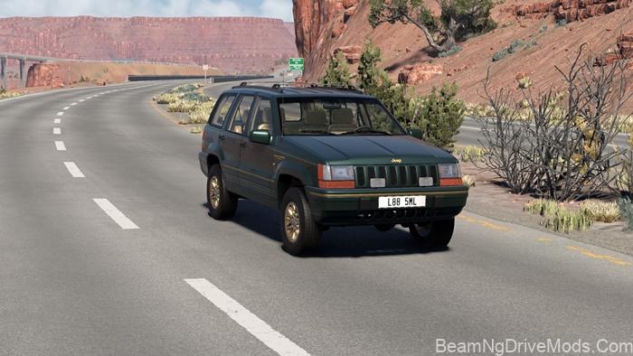 BeamNG Jeep Grand Cherokee ZJ (0.39)
