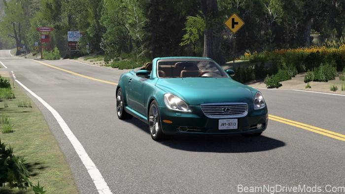 BeamNG Lexus SC430 2005-2010 V1.3