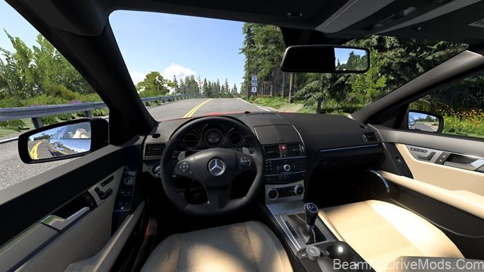 BeamNG Mercedes-Benz C63 W204 V1.1 3