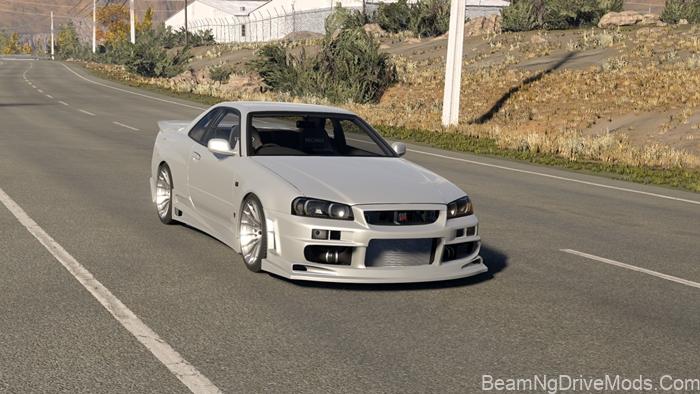 BeamNG Nissan Skyline R34 V3.0