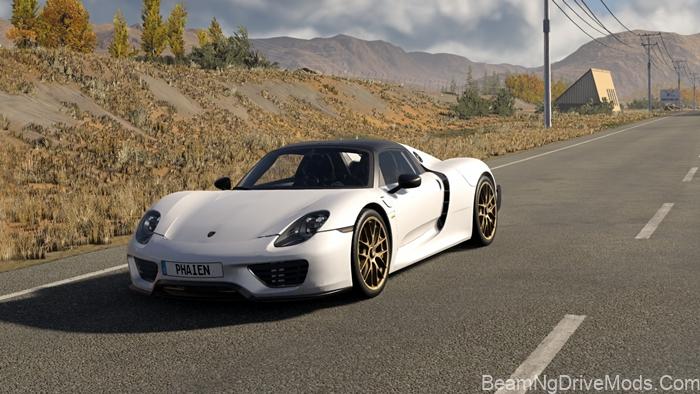 BeamNG Porsche 918 (0.39) 2