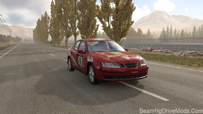 BeamNG Saab 9-3 Remastered V2.2 3