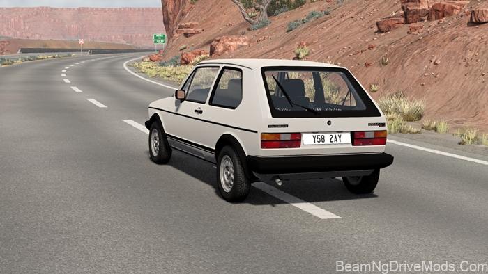 BeamNG Volkswagen Golf MK1 1980s 4