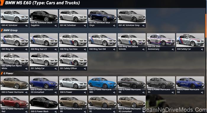 BeamNG BMW M5 E60 V2.1 6