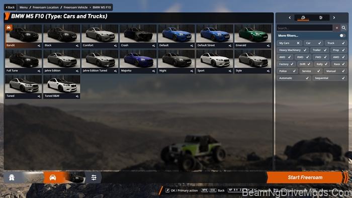 BeamNG BMW M5 F10 2013-2018 (0.39)