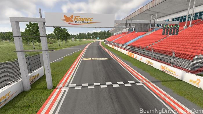 BeamNG Fennec Race Track Map