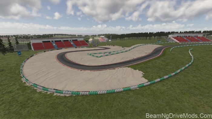 BeamNG Fennec Race Track Map 3