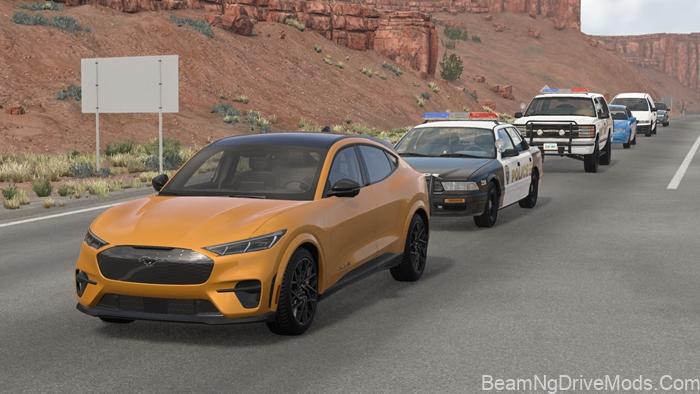 BeamNG Ford Mustang Mach-E