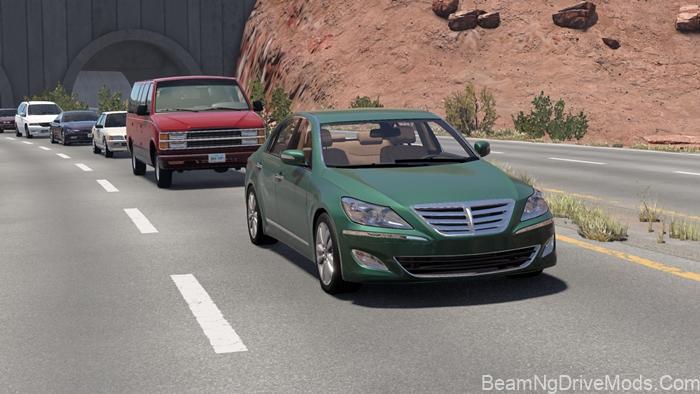 BeamNG Hyundai Genesis Sedan 2
