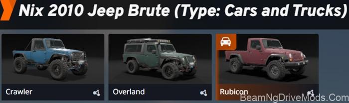 BeamNG Jeep Brute Rubicon 2010 6