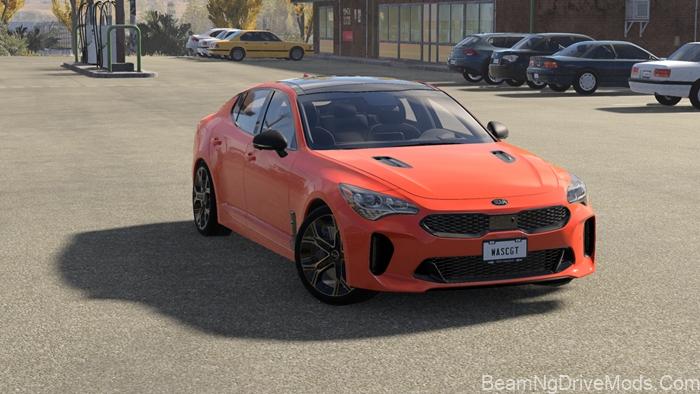 BeamNG Kia Stinger Pre-Facelift and Facelift 2