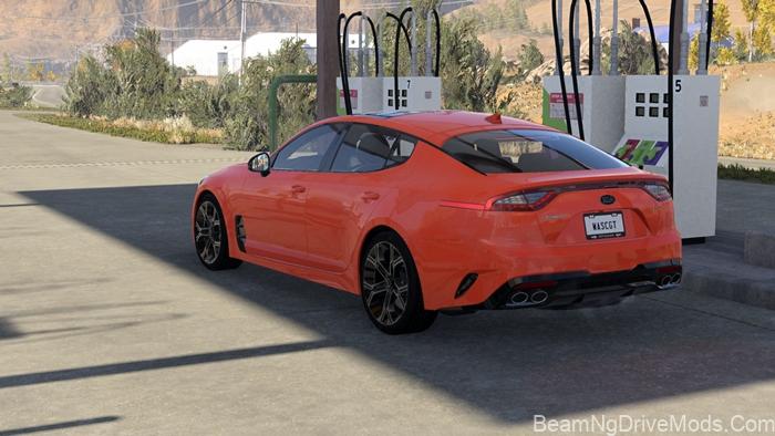 BeamNG Kia Stinger Pre-Facelift and Facelift 4