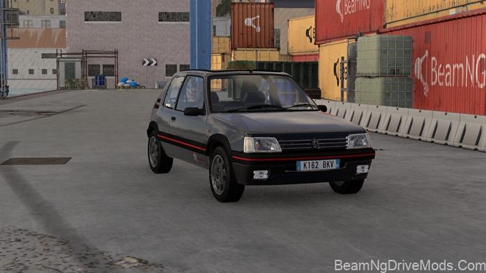 BeamNG Peugeot 205 JP V5.0