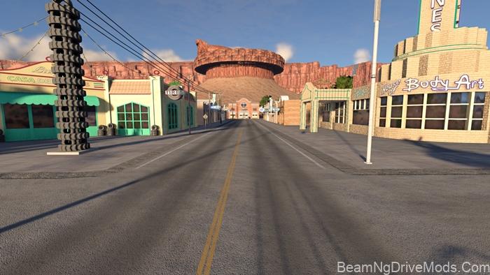 BeamNG Radiator Springs Map V2.0