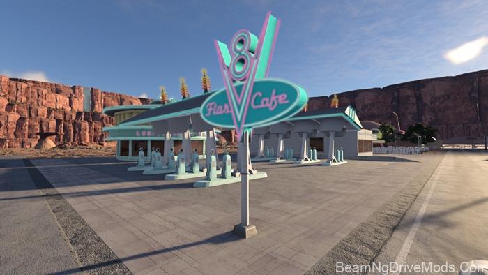 BeamNG Radiator Springs Map V2.0 4