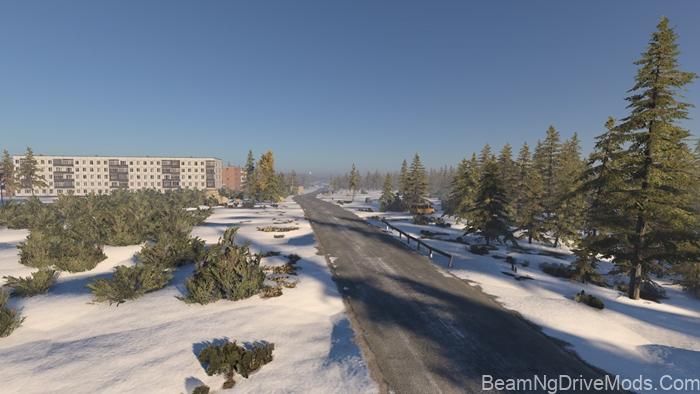 BeamNG Severozimsk Map Beta 2