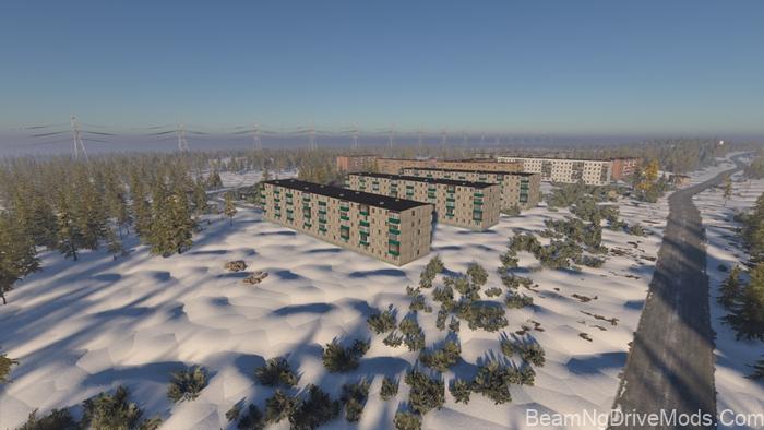 BeamNG Severozimsk Map Beta 3