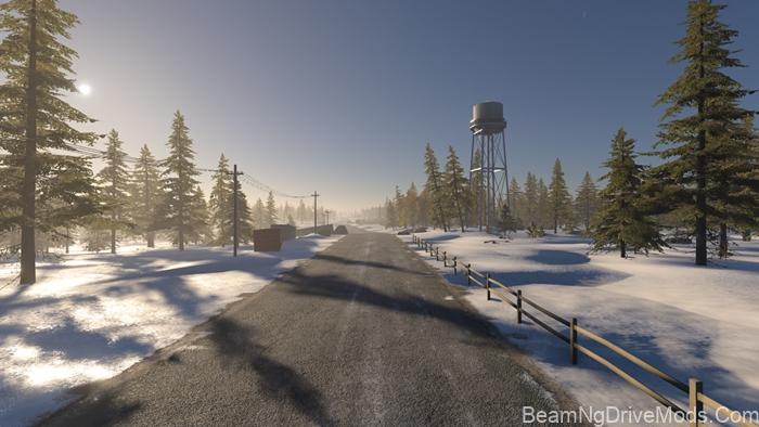 BeamNG Severozimsk Map Beta 5