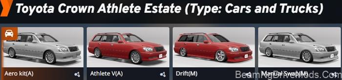 BeamNG Toyota Crown Athlete Estate JZS171 6
