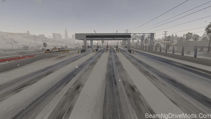 BeamNG Winter West Coast, USA Map (0.39) 4