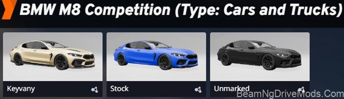 BeamNG BMW M8 Competition 7