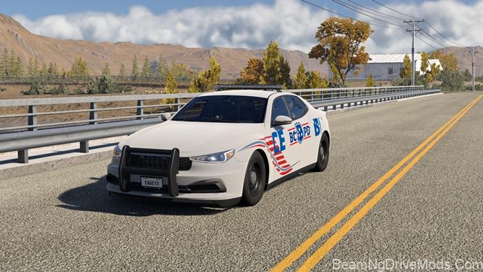 BeamNG Bruckell Bastion Belasco City Police 2077