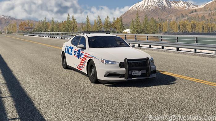 BeamNG Bruckell Bastion Belasco City Police 2077 2