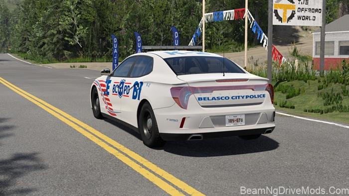BeamNG Bruckell Bastion Belasco City Police 2077 4