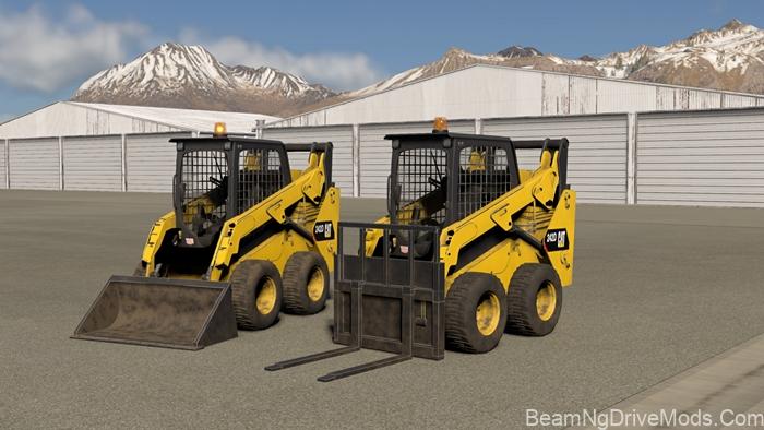 BeamNG Cat 242D Skid Steer