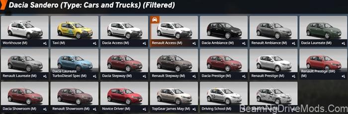 BeamNG Dacia Sandero Stepway 7