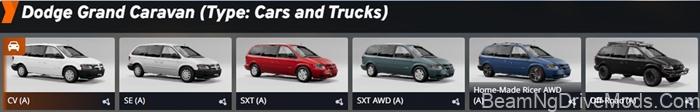 BeamNG Dodge Grand Caravan 7