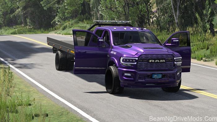 BeamNG Dodge Ram 3500 Flatbed