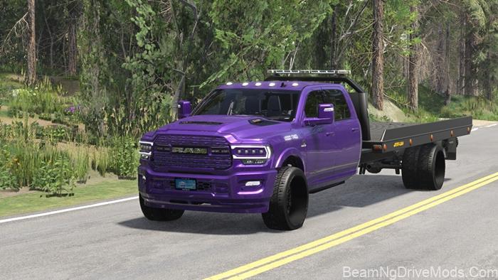 BeamNG Dodge Ram 3500 Flatbed 2