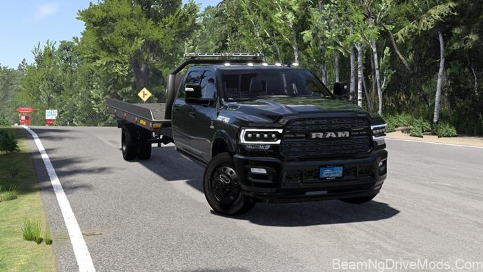 BeamNG Dodge Ram 3500 Flatbed 5