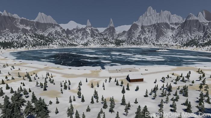 BeamNG Frostmere - Frozen Lake Map