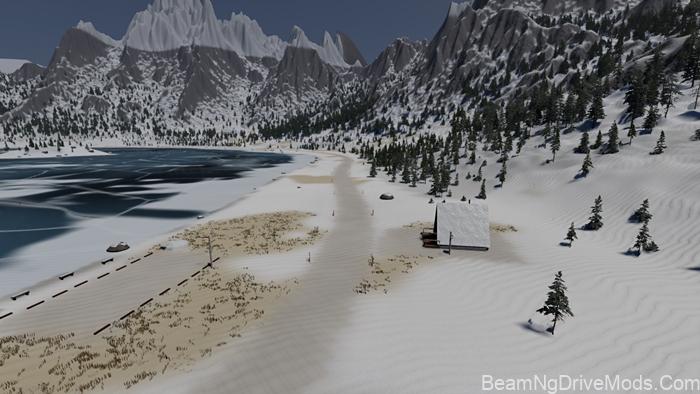 BeamNG Frostmere - Frozen Lake Map 2
