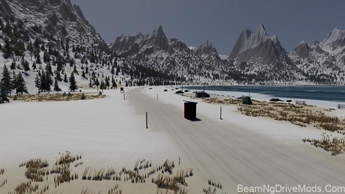 BeamNG Frostmere - Frozen Lake Map 3