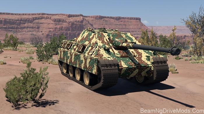 BeamNG Jagdpanther German WW2 Tank Destroyer 2