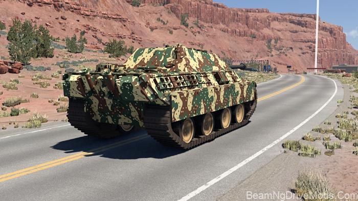 BeamNG Jagdpanther German WW2 Tank Destroyer 3
