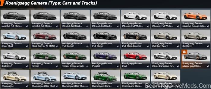 BeamNG Koenigsegg Gemera 7