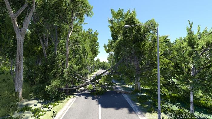 BeamNG Long Hill Map 3