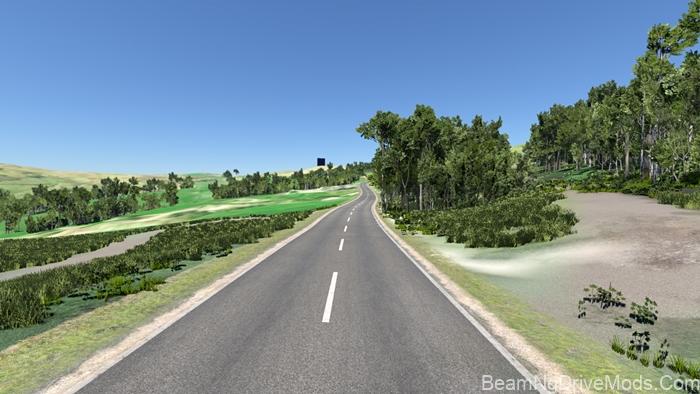 BeamNG Long Hill Map 4