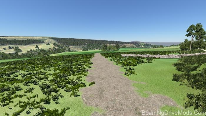 BeamNG Long Hill Map 6