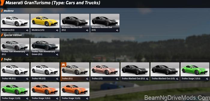 BeamNG Maserati Granturismo 2023 6