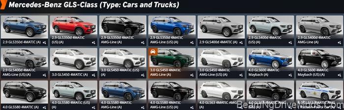 BeamNG Mercedes-Benz GLS 7