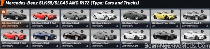 BeamNG Mercedes Benz SLC/SLK 7