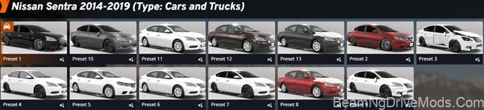 BeamNG Nissan Sentra 2014-2019 6